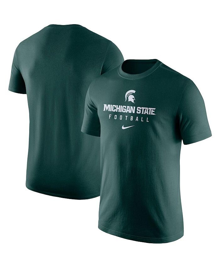 

Мужская зеленая футболка Michigan State Spartans Team Issue Performance Nike, зеленый