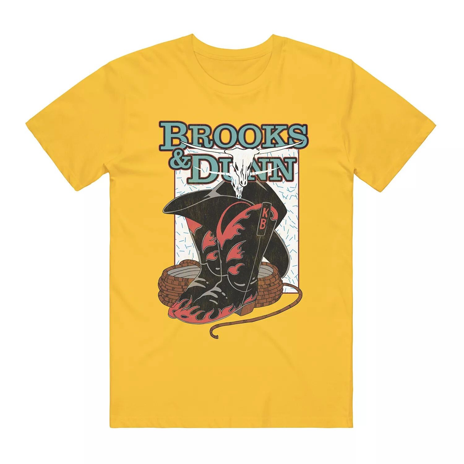 

Мужская футболка с рисунком Brooks & Dunn Licensed Character