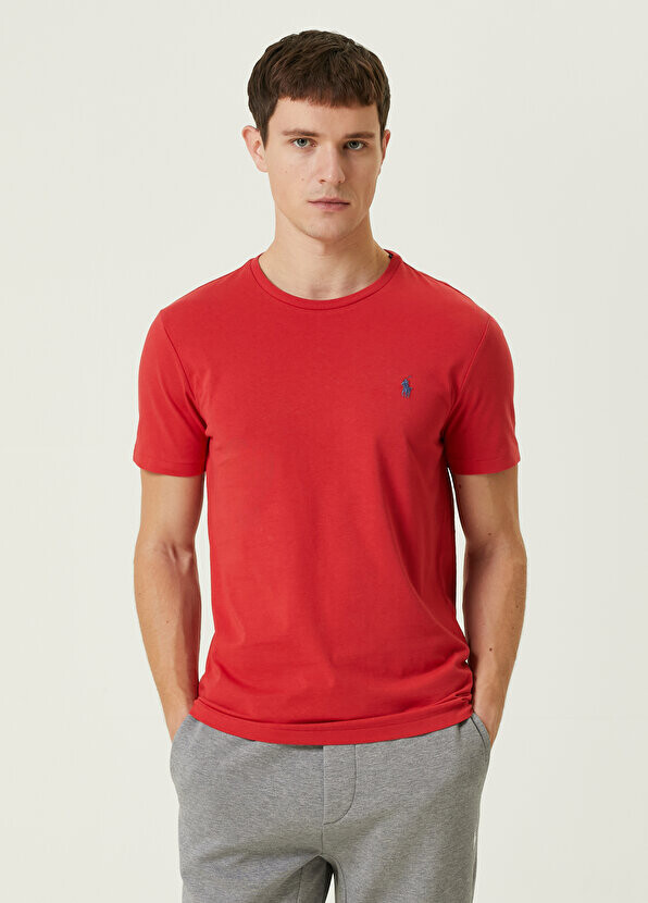 

Красная футболка с вышитым логотипом Polo Ralph Lauren, Красный
