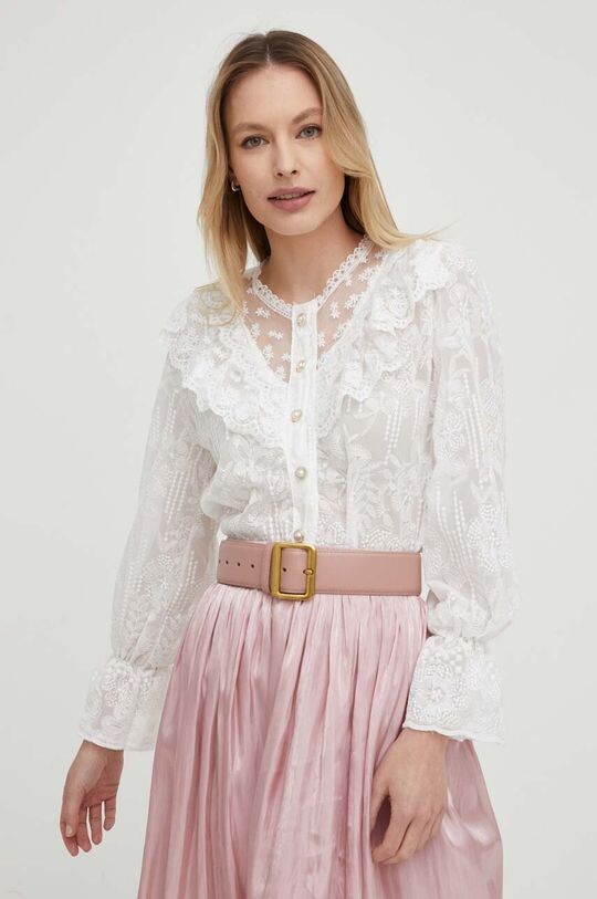 

Кожаный ремень Answear Lab, розовый