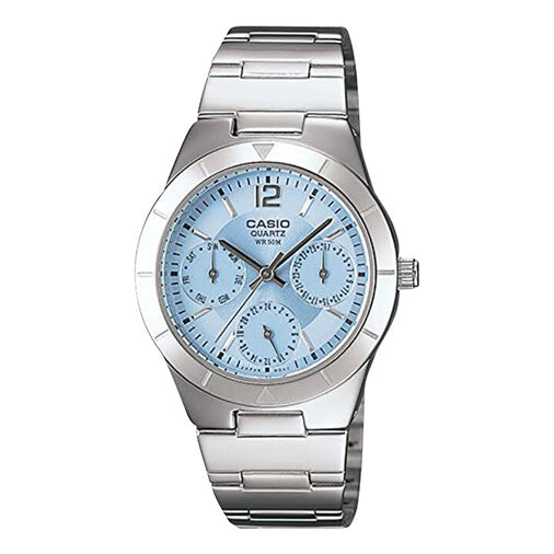 

Часы CASIO ue Series Waterproof Quartz 33mm /Blue Silver Analog, цвет silver