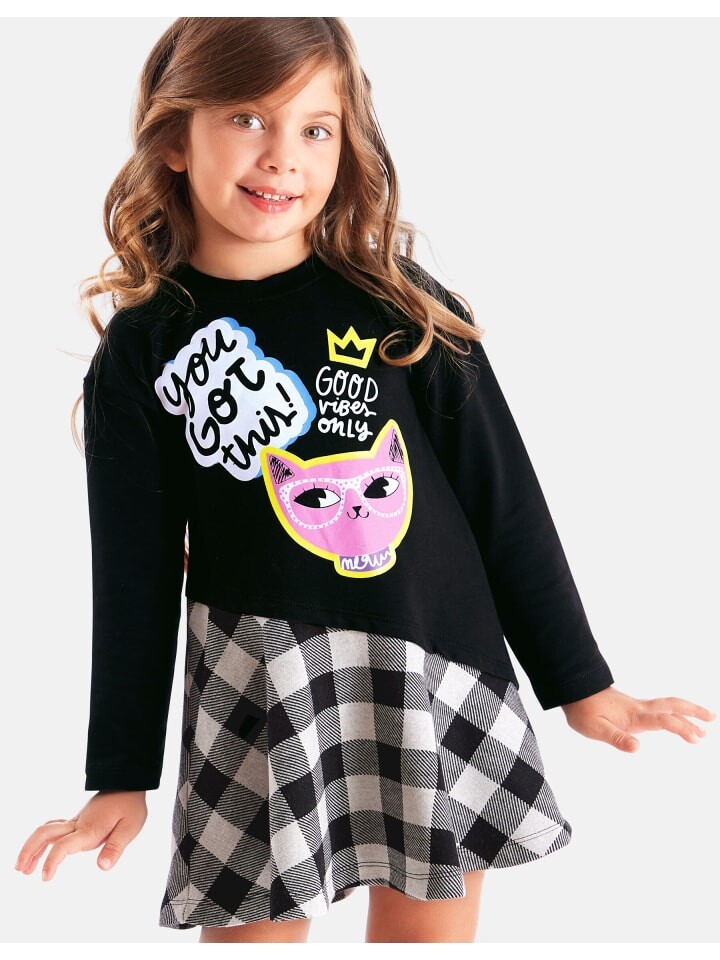

Платье Denokids Cool Cat, черный