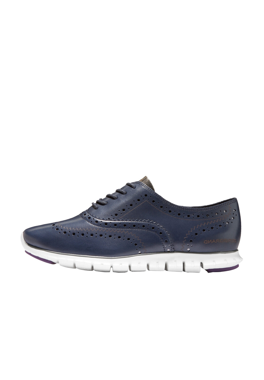 

Туфли Cole Haan Oxfordschuh ZERØGRAND Wingtip Oxford, цвет Blue Nights Leather