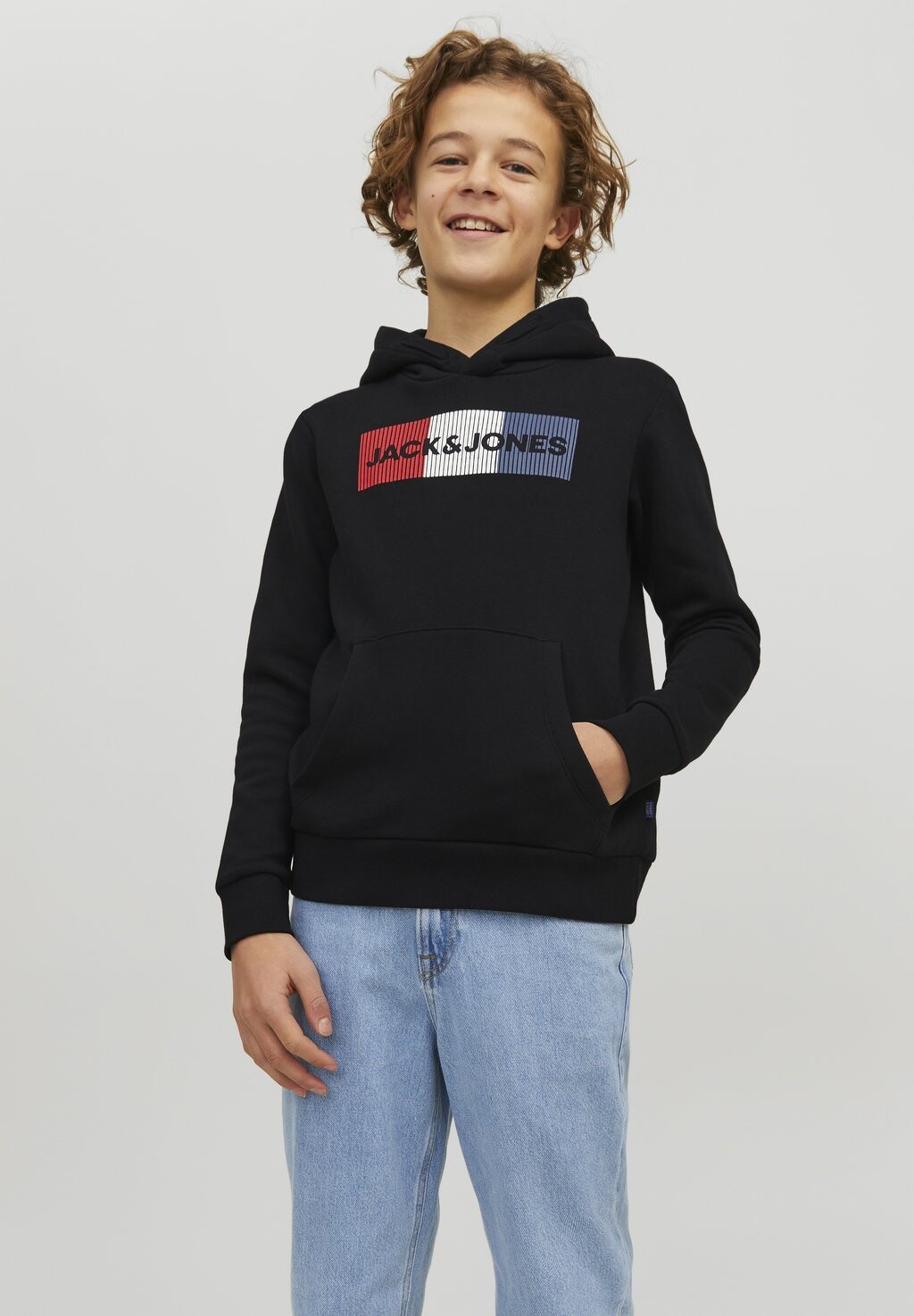 

Толстовка CORP LOGO HOOD 2 PACK Jack & Jones Junior, цвет black