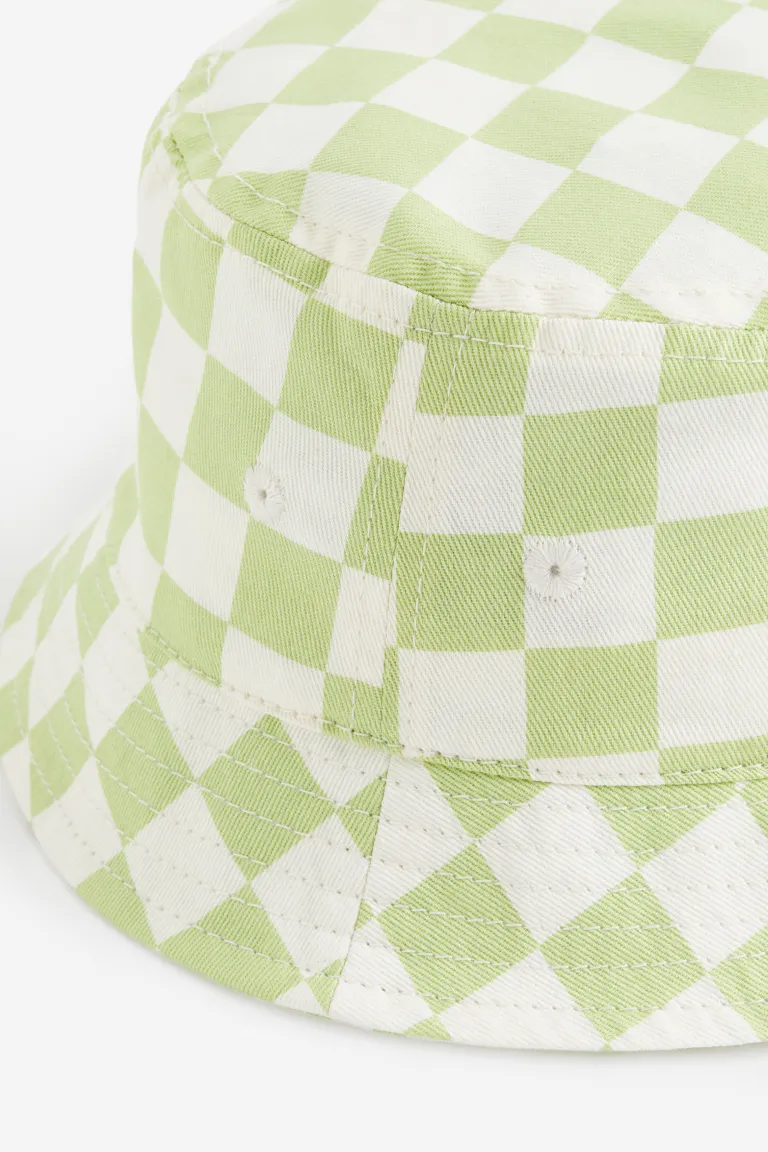 Габардиновая шляпа H&M, зеленый габардиновая куртка h