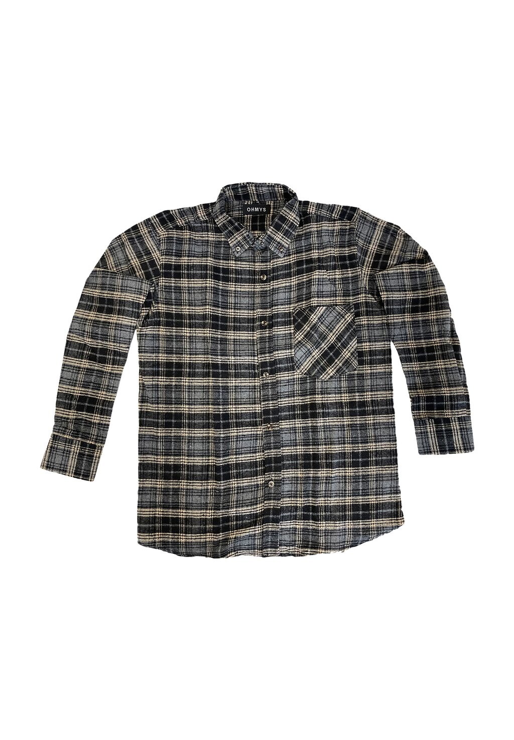 

Рубашка LANGARM KARIERT VINTAGE OHMYS EGOMAXX, цвет beige