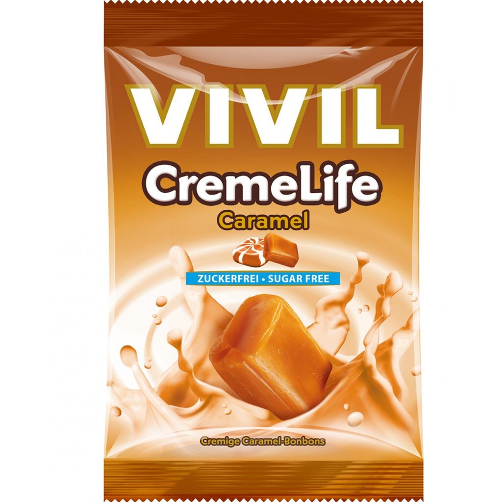 

Леденцы Vivil Creme Life Classic Карамель без сахара 110г