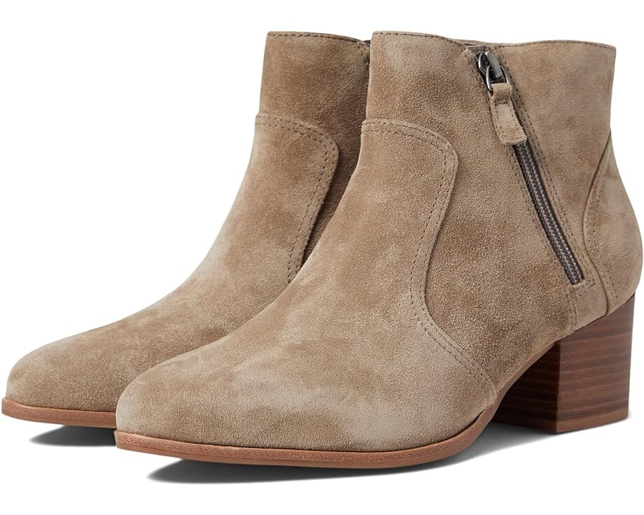 

Ботинки Johnston & Murphy Trista Double Zip Bootie, цвет Taupe Suede