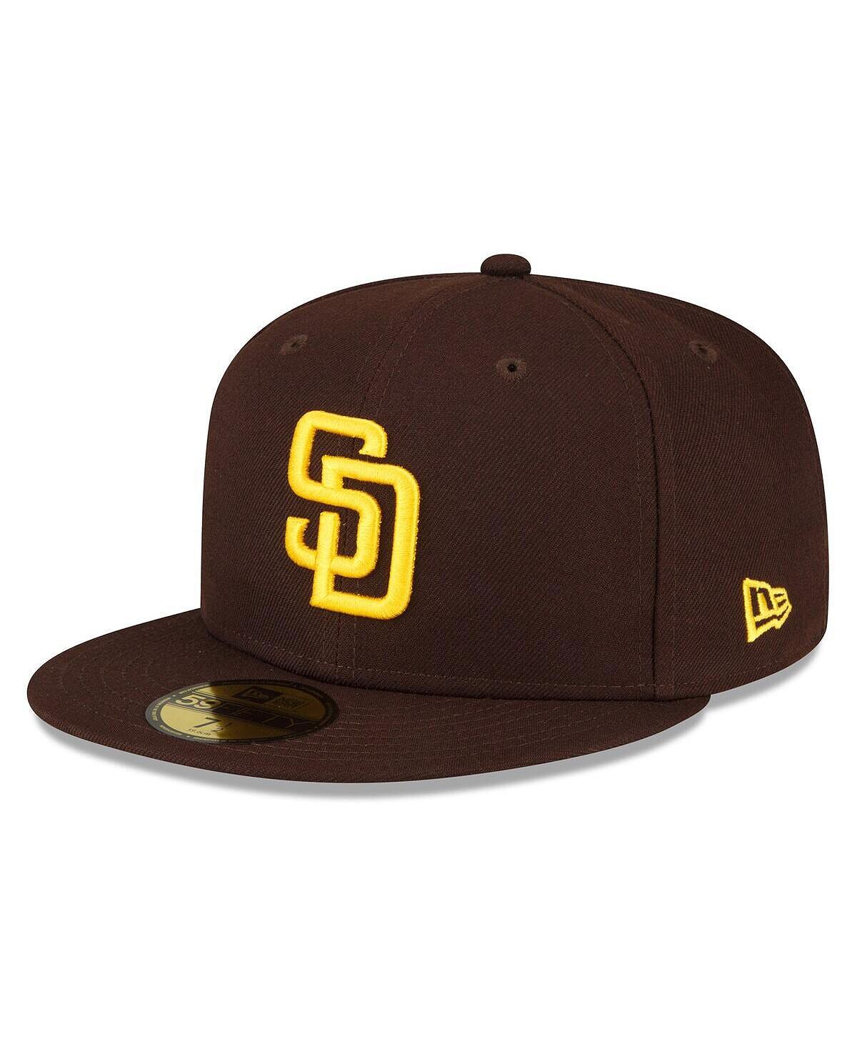 

Мужская коричневая приталенная шляпа San Diego Padres Authentic Collection 59FIFTY New Era