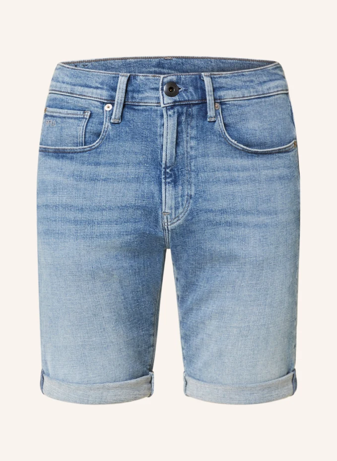 

Джинсовые шорты 3301 slim shorts G-Star Raw, синий