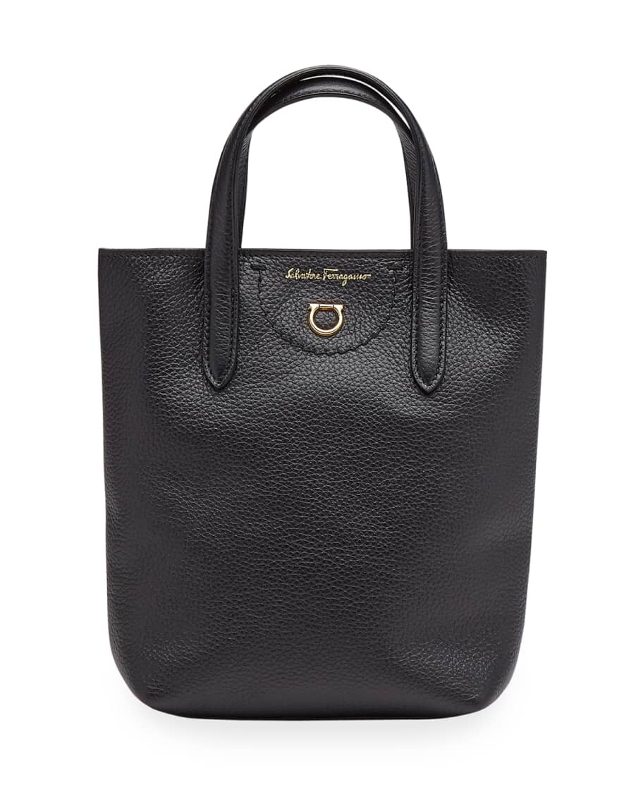 

Кожаная большая сумка Travel Gancio Ferragamo