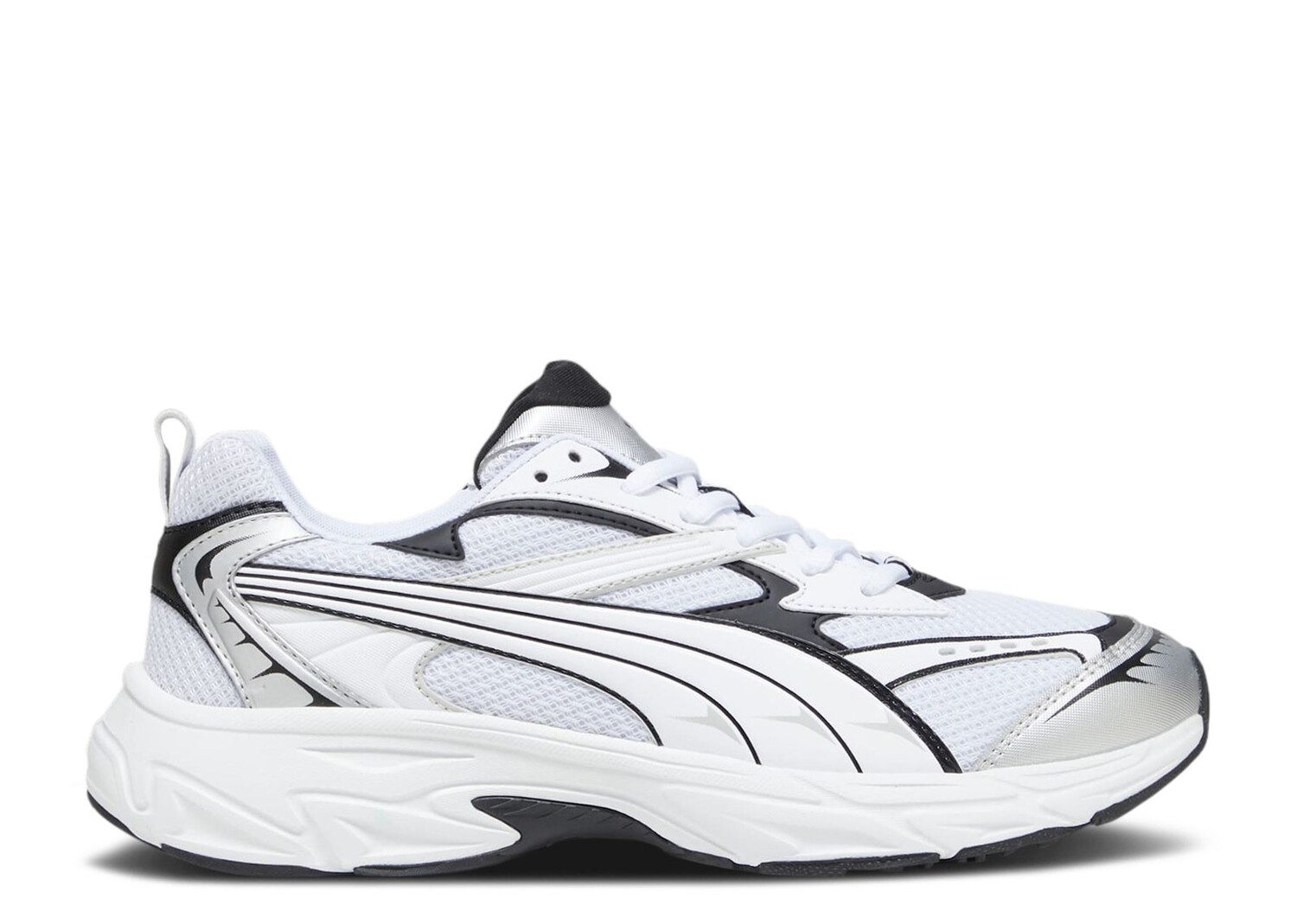 

Кроссовки Puma Morphic Base 'Silver Black', белый, Белый;серый