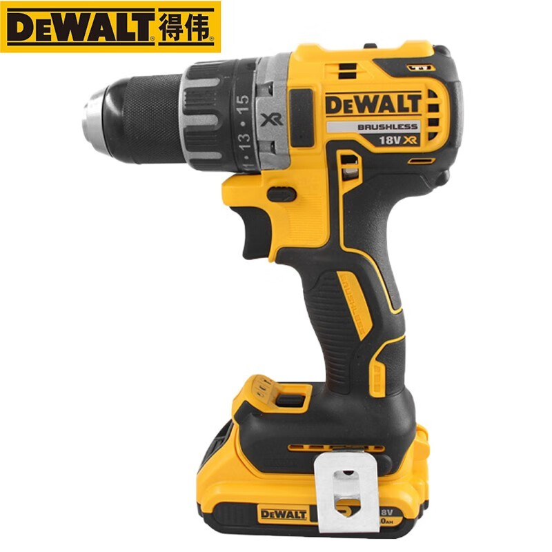 Дрель-шуруповерт Dewalt DCD791D2-A9 + два аккумулятора 2.0Ah