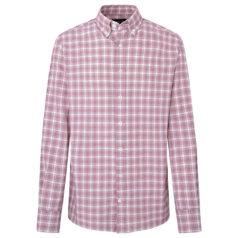 

Рубашка с длинным рукавом Hackett Oxford, розовый