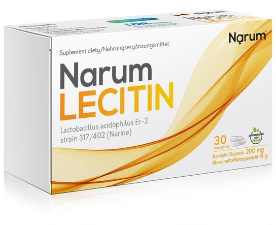 Vitaway, Narum Лецитин 200 мг, 30 капсул Narum