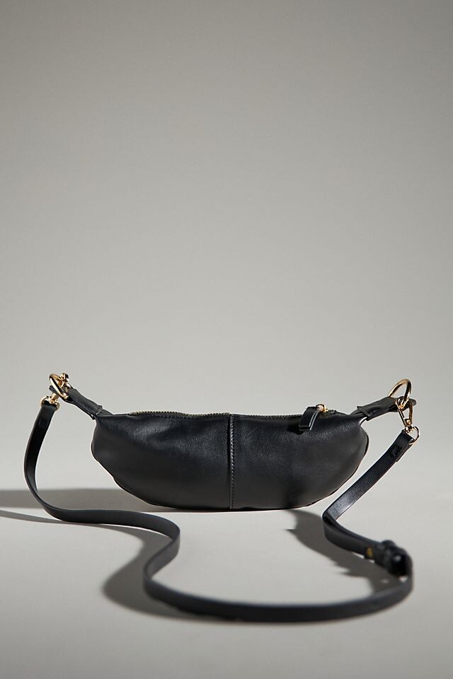 

Сумка-слинг-банан Anthropologie миниатюрная, черный