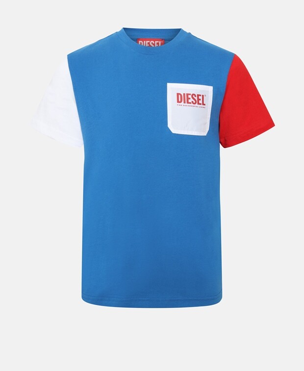 

Футболка Diesel, светло-синий
