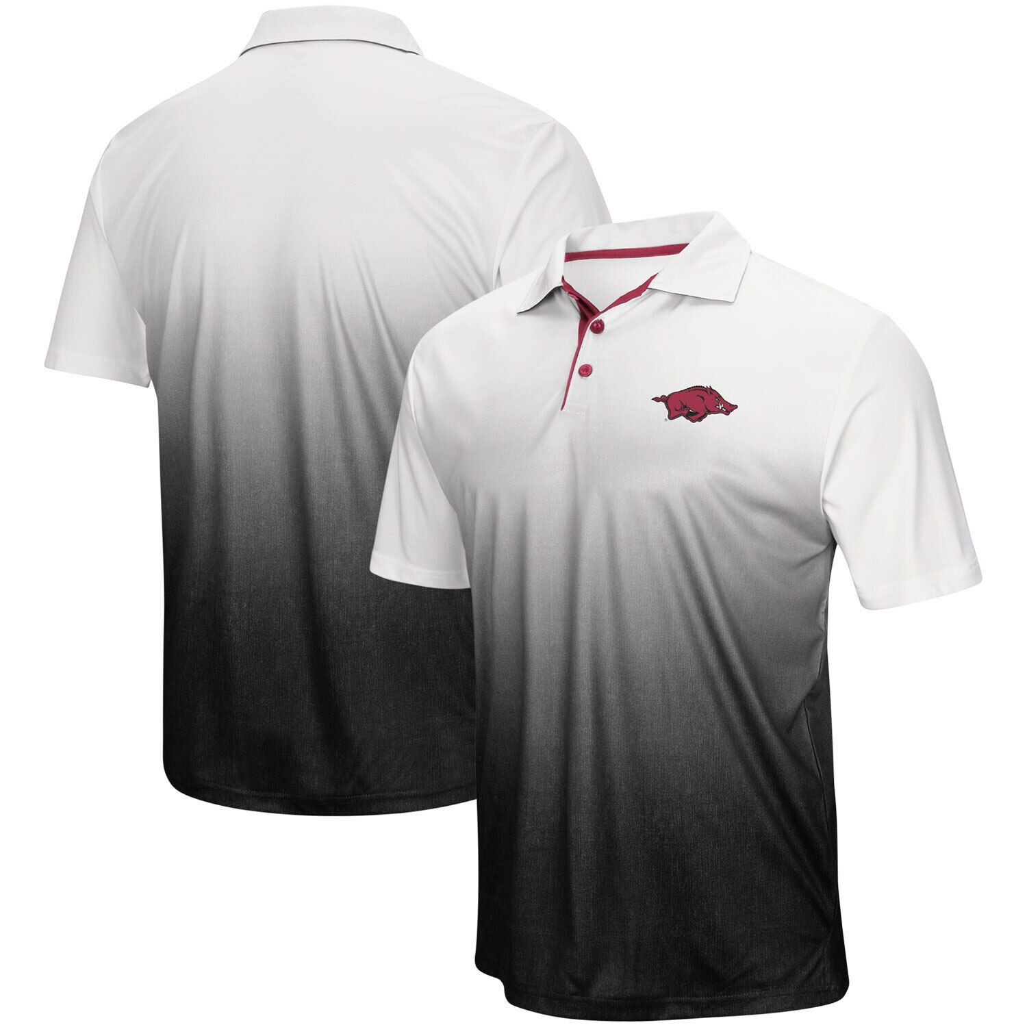 

Мужское поло с логотипом Colosseum Grey Arkansas Razorbacks Magic Team