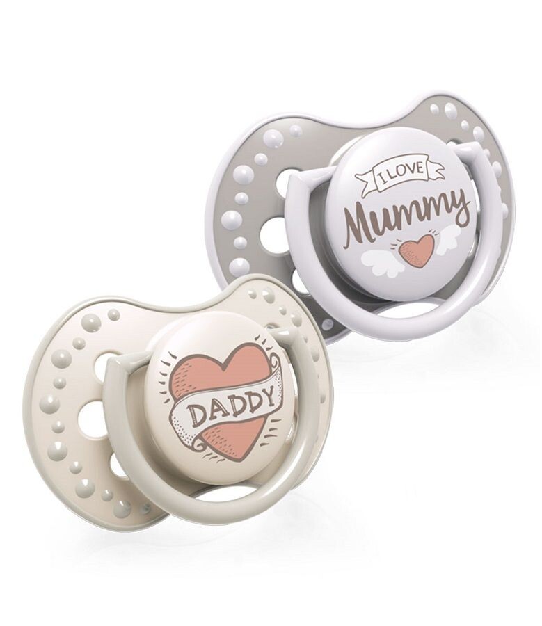 

Детская соска Lovi I Love 3-6m, 2 шт