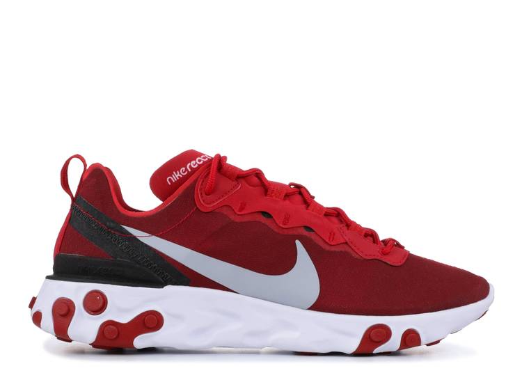 Ред 55. Кроссовки React element 55 'Black Gym Red.