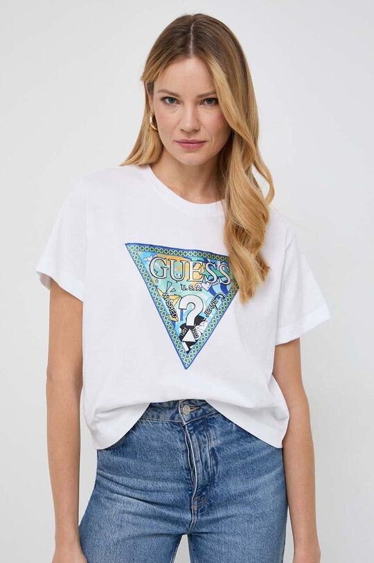 

Футболка из хлопка Guess, белый