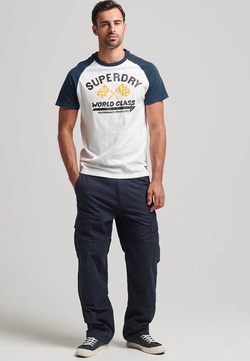 

Футболка с принтом Superdry, белый