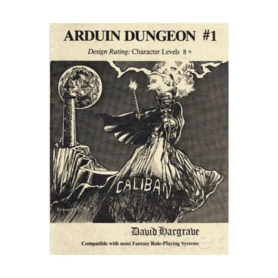 

Модуль Arduin Dungeon #1 - Caliban (1st Printing), Arduin Grimoire (Grimoire Games)
