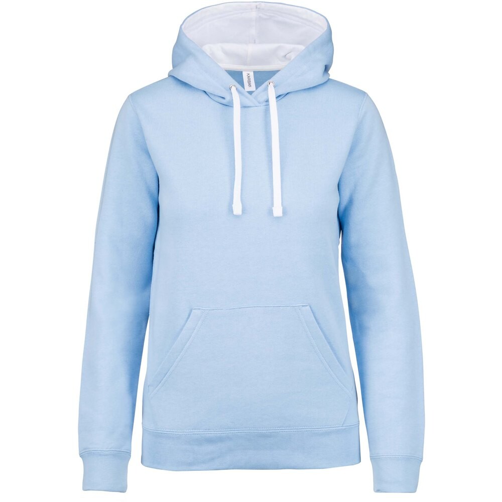 

Толстовка Kariban Hooded Contrastée, синий