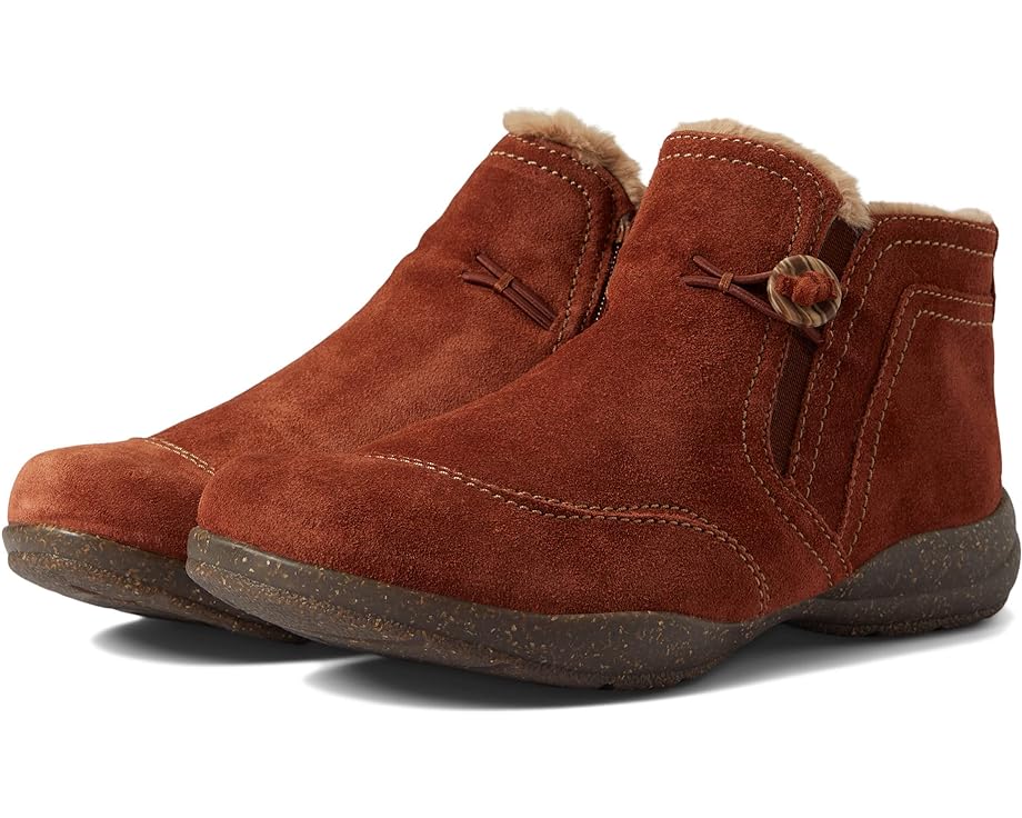 Ботинки Clarks Roseville Aster, цвет Mahogany Suede сабо clarks roseville echo цвет mahogany suede
