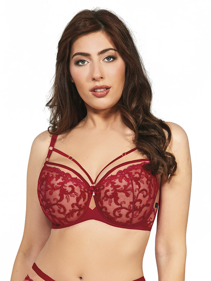 

Бюстгальтер с косточками Kris Line Clarisa, красный