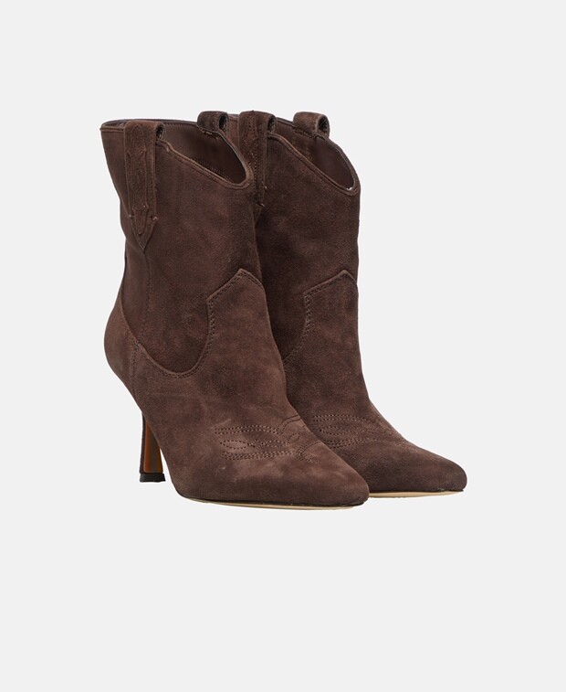 

Телячьи сапоги Sam Edelman, темно коричневый