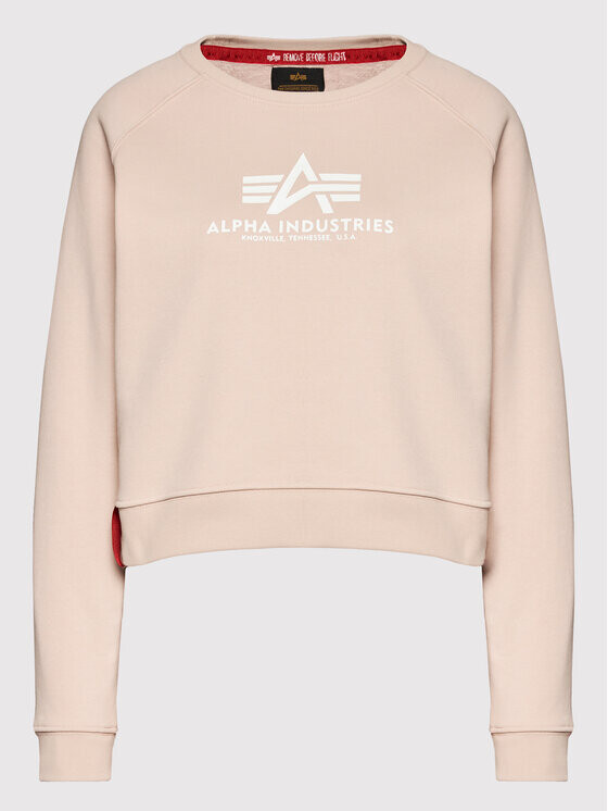 

Толстовка обычного кроя Alpha Industries, розовый