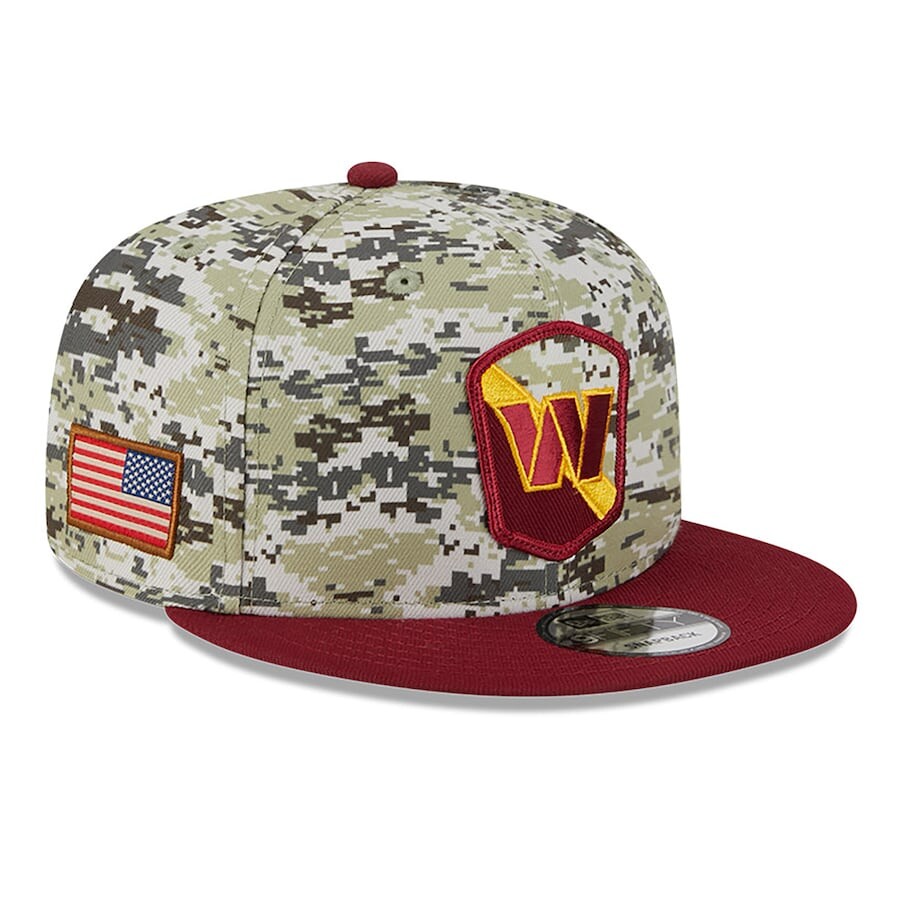 

Бейсболка New Era Washington Commanders, камуфляж