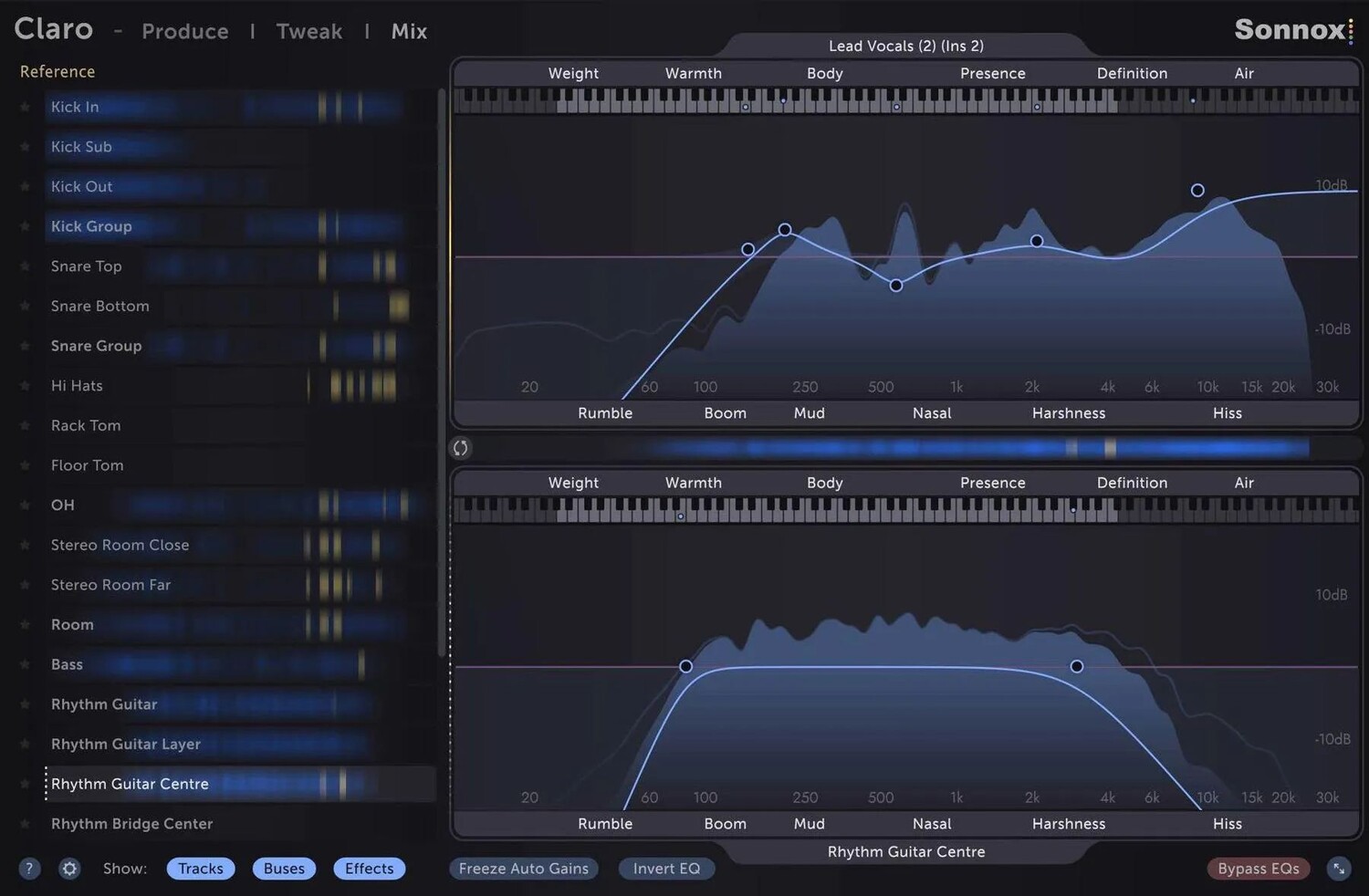 

Плагин Sonnox Claro EQ