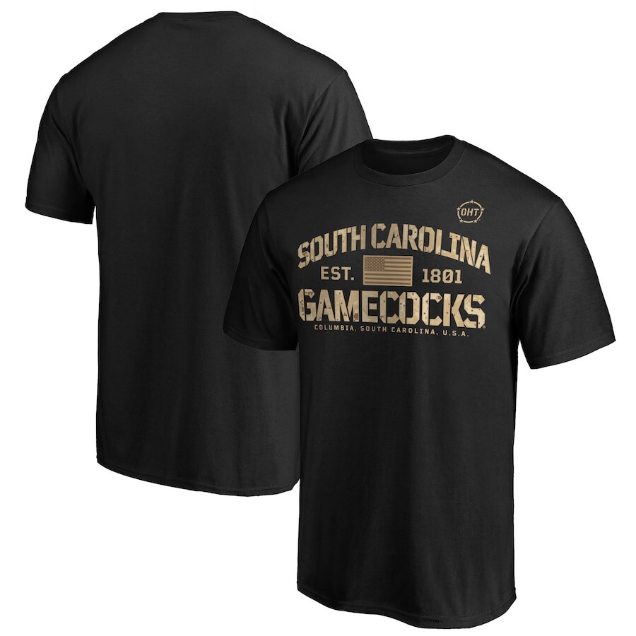 

Футболка с коротким рукавом Fanatics Branded South Carolina Gamecocks, черный