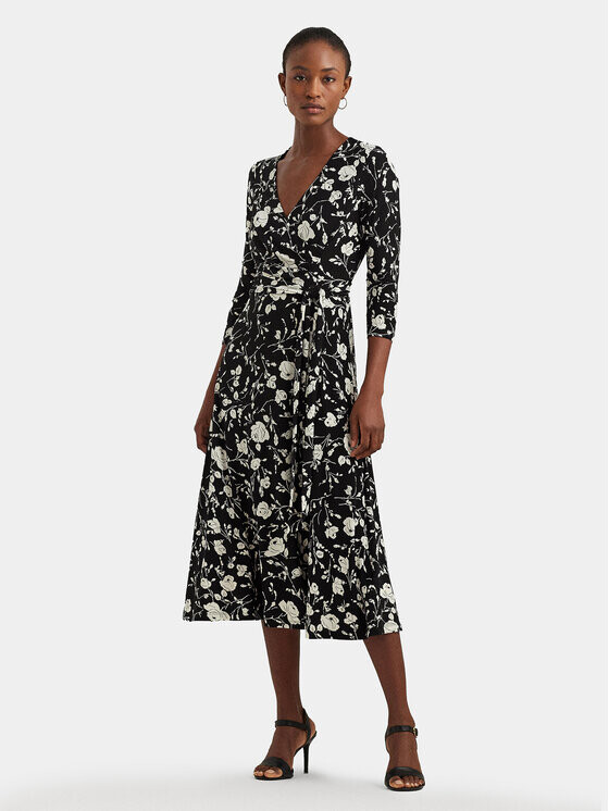 

Летнее платье стандартного кроя Lauren Ralph Lauren, черный