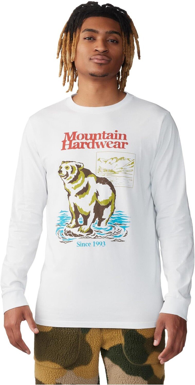 

River Bear с длинным рукавом Mountain Hardwear, цвет Fogbank