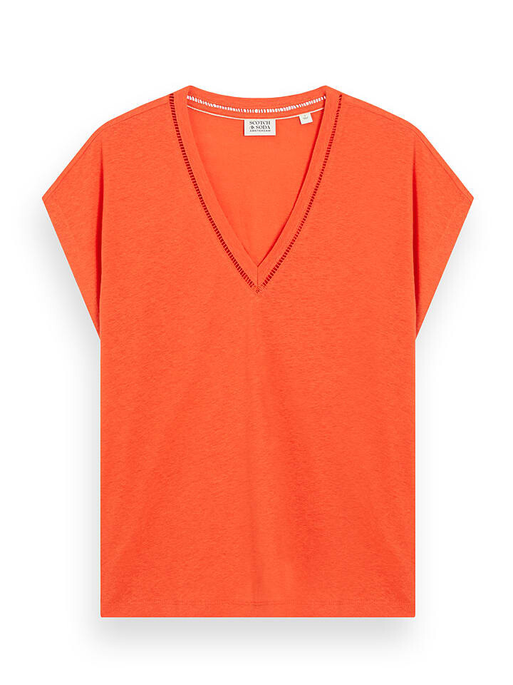 

Футболка Scotch & Soda, оранжевый