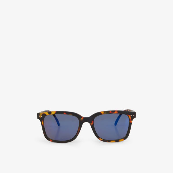 SLMSLC33_00 солнцезащитные очки #L из ацетата с квадратными глазами Izipizi, цвет tortoise