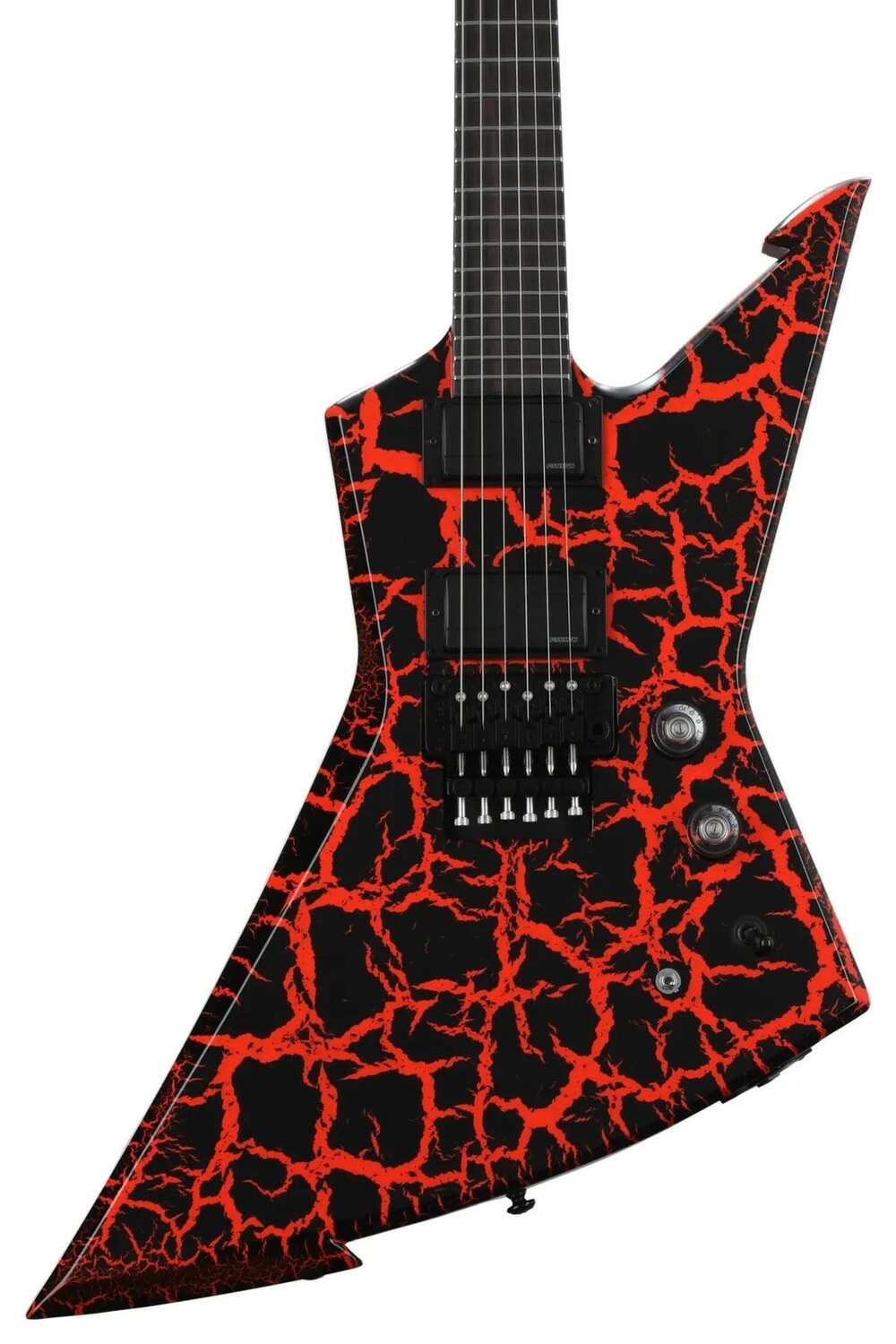 

Электрогитара Schecter BälSäc E-1 FR - Black Orange Crackle