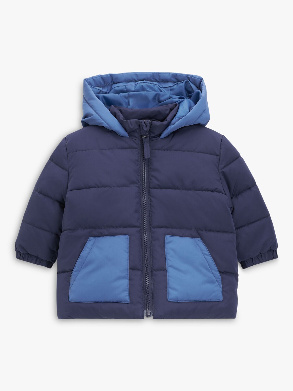 

Удлиненный пуховик John Lewis синий