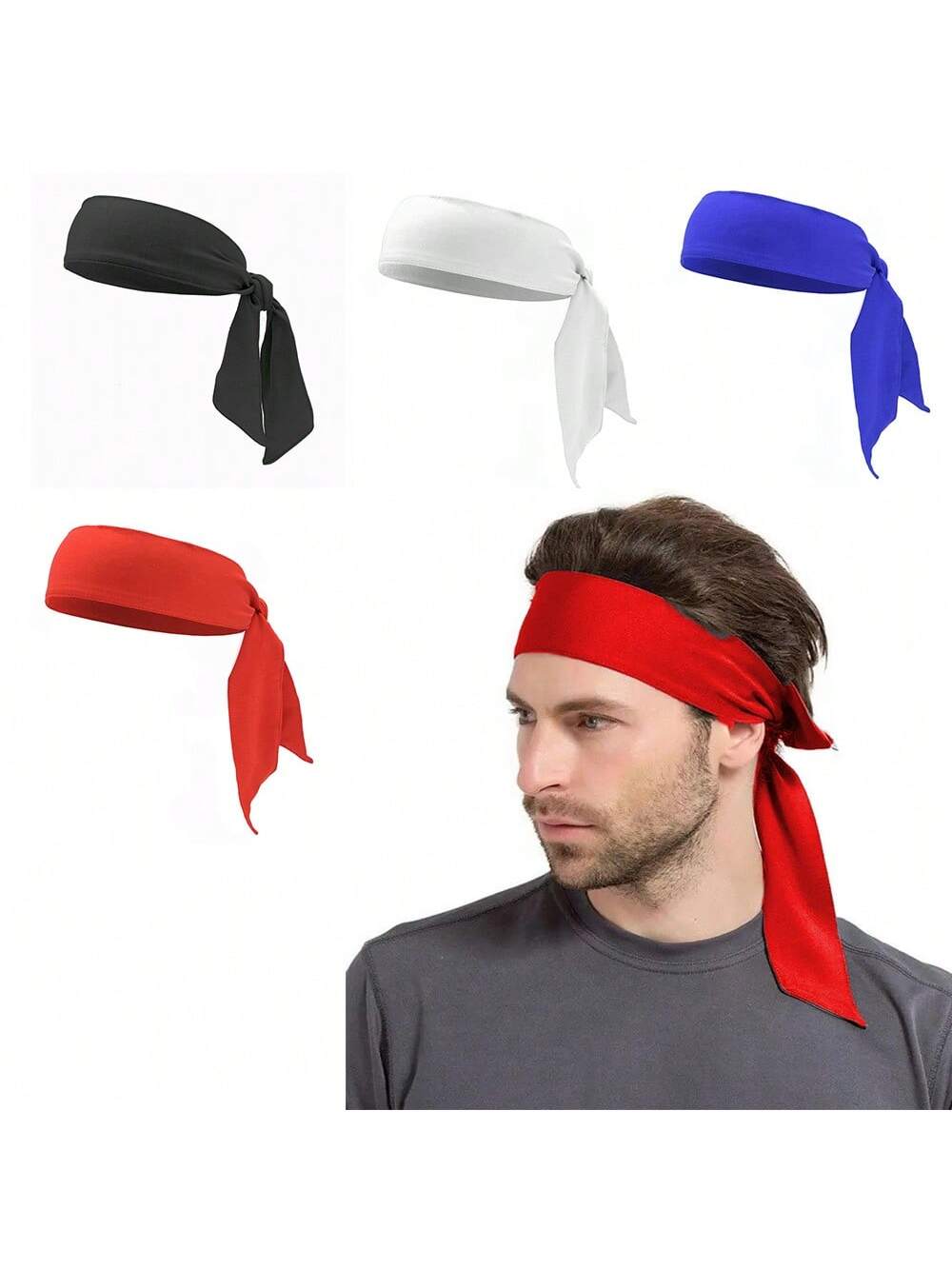 цена 1 шт. повязка на голову-бандана-повязка на голову для спорта, многоцветный