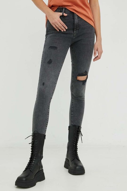 

Джинсы Майл Хай Levi's, серый