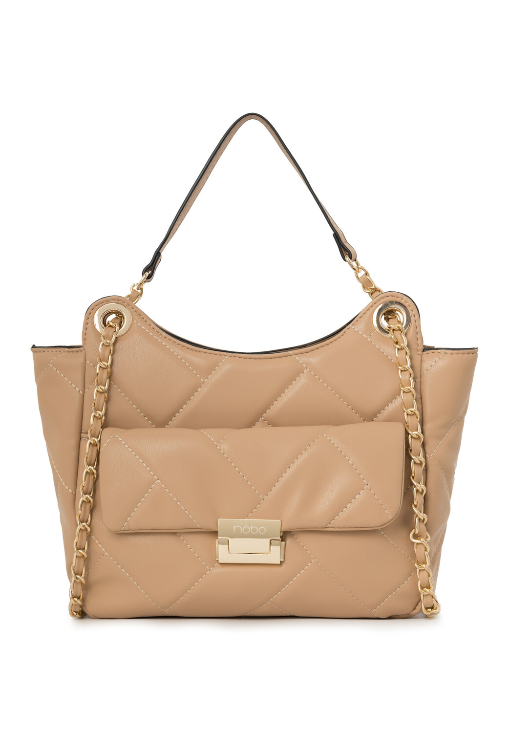 

Сумка через плечо Nobo Bags Quilted, бежевый