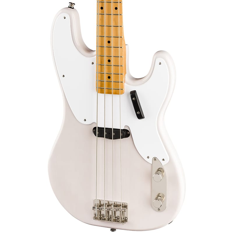 Басс гитара Squier Classic Vibe '50s Precision Bass Guitar - Maple Fingerboard, White Blonde
