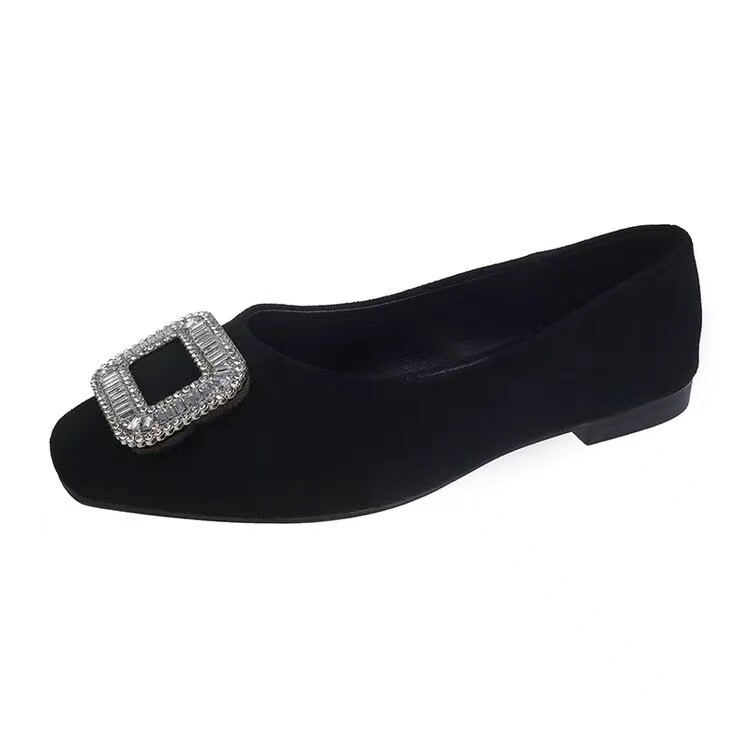 

Туфли женские повседневные Women's Casual Shoes Women's Kewn, цвет Black baguette diamonds