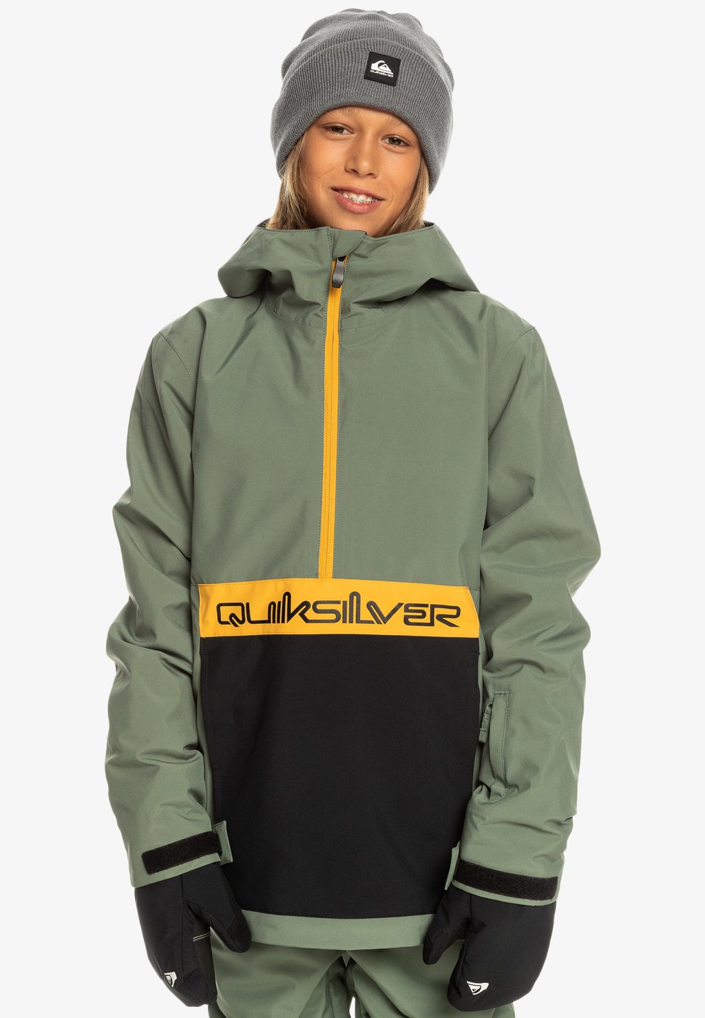 Лыжная куртка Quiksilver, зеленый