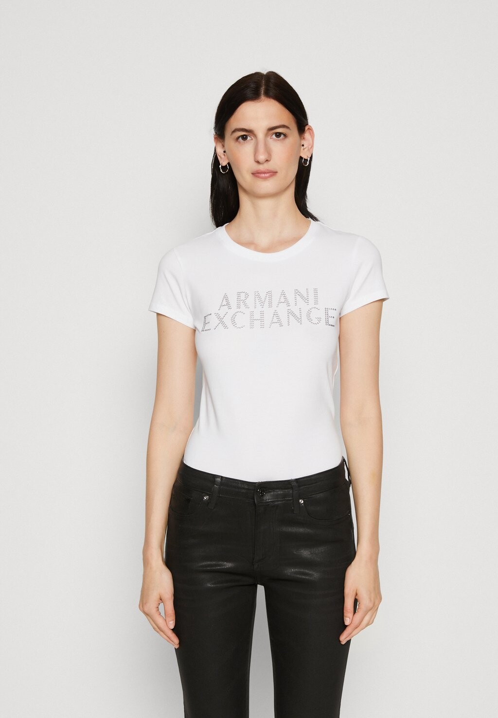 

Футболка с принтом Armani Exchange, белый