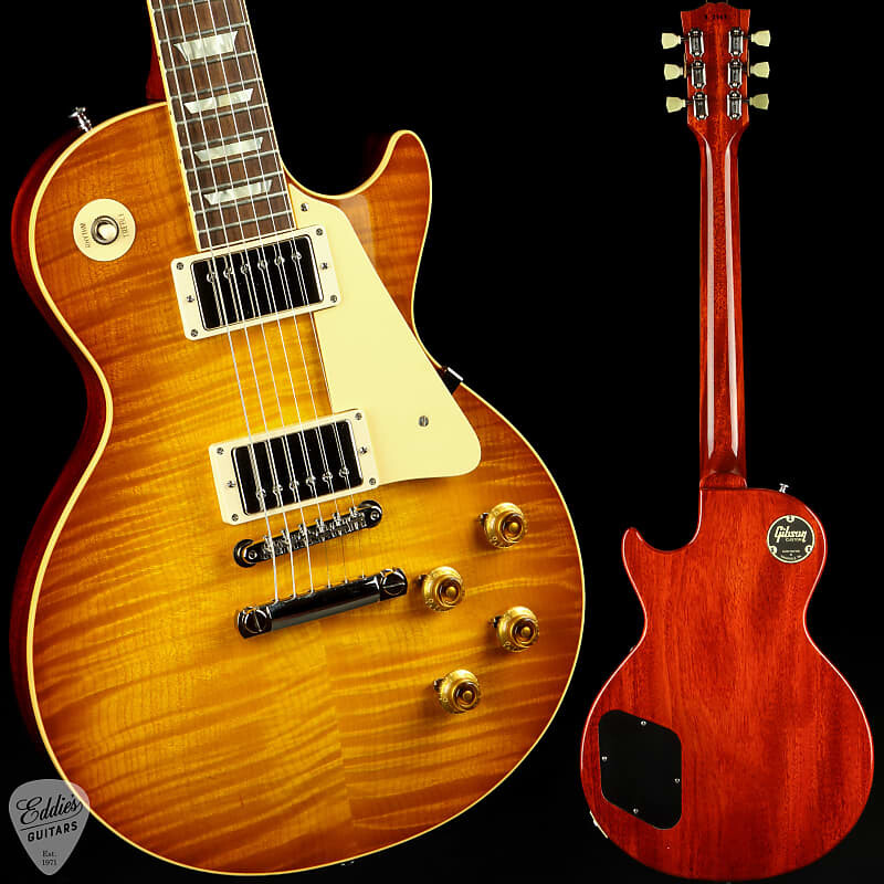 Электрогитара Gibson Custom Shop PSL '59 Les Paul Standard Reissue Gloss Golden Poppy Burst электрогитара gibson custom shop wildwood spec 1956 les paul standard gloss