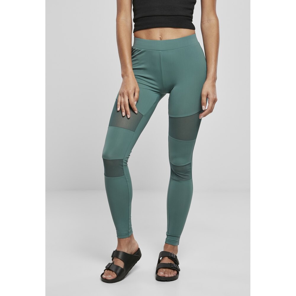 

Леггинсы Urban Classics Tech Mesh Big, зеленый